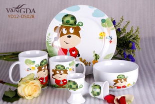 歐洲食品級(jí)安全認(rèn)證 高溫白瓷貼花兒童餐具與茶具選購(gòu)指南