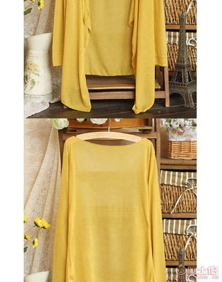 慈威韓版無扣披肩防曬衣 夏日空調房與戶外的優雅守護