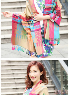 秋冬時(shí)尚新寵 波西米亞民族披肩，盡顯女性優(yōu)雅風(fēng)范